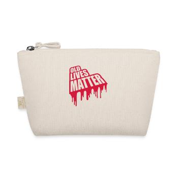 old lives matter quote - Organic Pouch - nature - Front