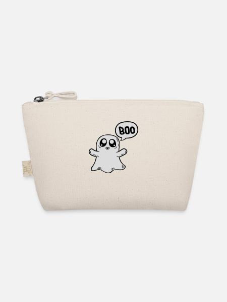 Little sweet boo ghost - Organic Pouch - nature - Front
