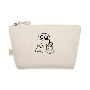 Comic Family Spirit Child - Organic Pouch - nature - Front