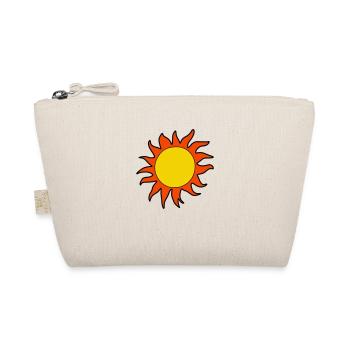Sonne Sommer Aquarell Natur Strand Himmel Vektor - Bio-Täschchen - Natur - Vorne