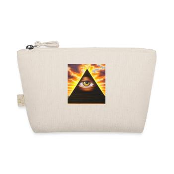 Illuminati Eye - Organic Pouch - nature - Front