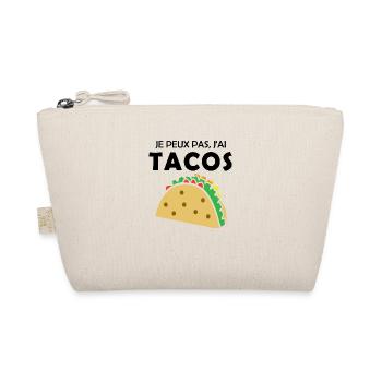je peux pas j ai tacos - Trousse biologique - nature - Devant