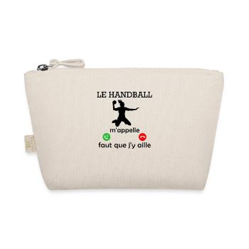 le handball m appelle / humour handballeuse - Trousse biologique - nature - Devant