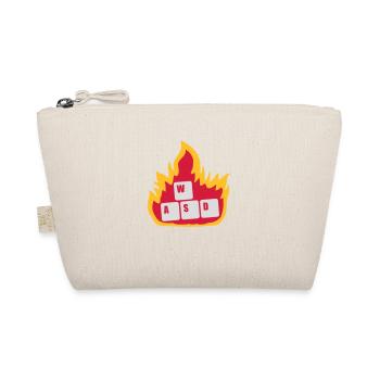 Nerd Computer WASD Keyboard - Organic Pouch - nature - Front