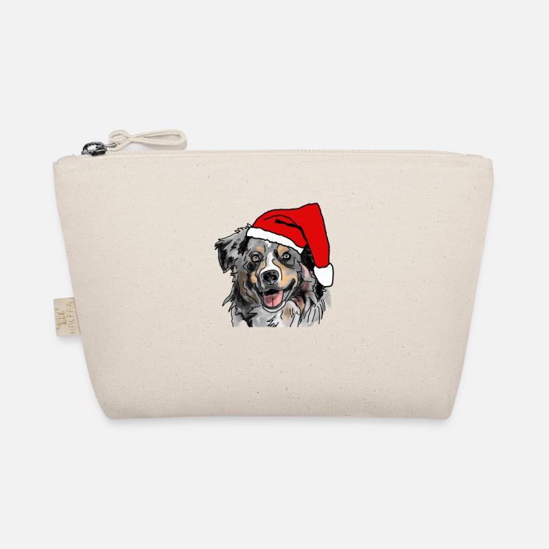 Australian Shepherd Aussie Weihnachten Bio-Täschchen