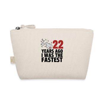 22 Years Ago I Was The Fastest - Organic Pouch - nature - Front