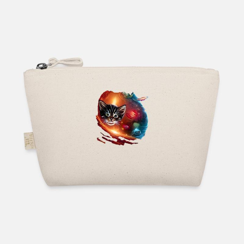 Cat in space Organic Pouch