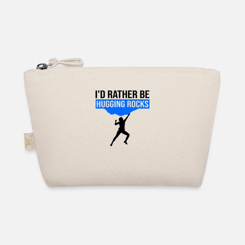 I'd Rather Be Hugging Rocks Bouldering Climbing Cl Bio-Täschchen