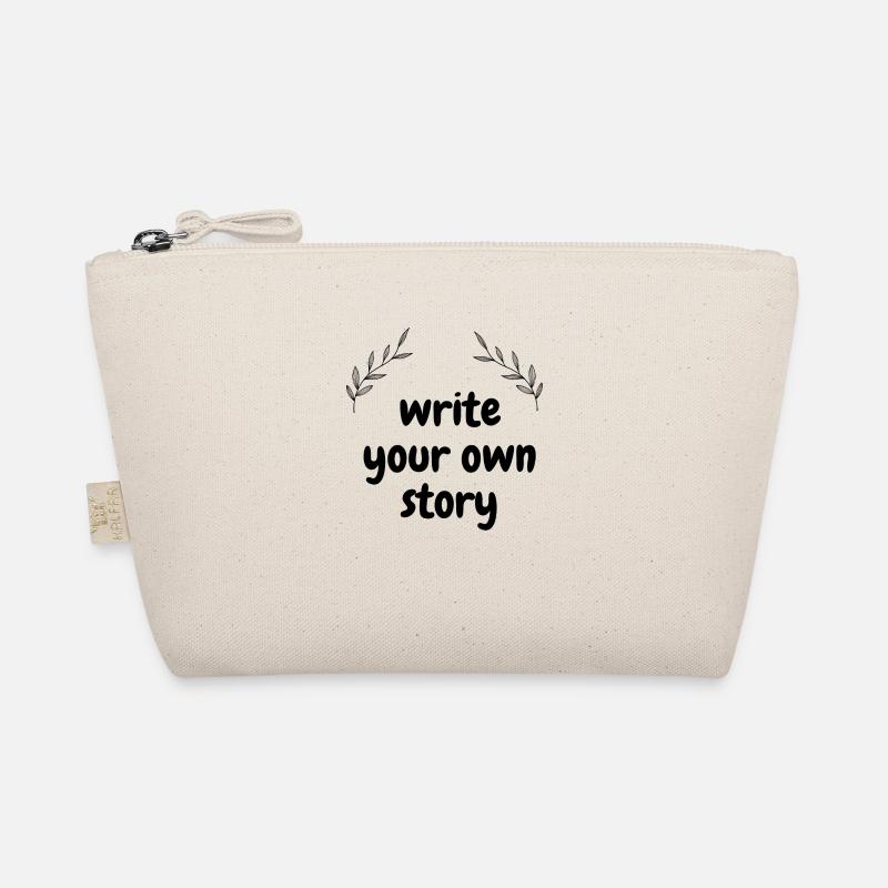 write your own story - Bio-Täschchen - Natur