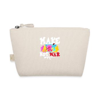 Make Art Not War Education Art Teacher - Organic Pouch - nature - Front