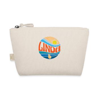 Linda Hemd Vintage Sonnenuntergang Linda Groovy Tie Dye - Bio-Täschchen - Natur - Vorne