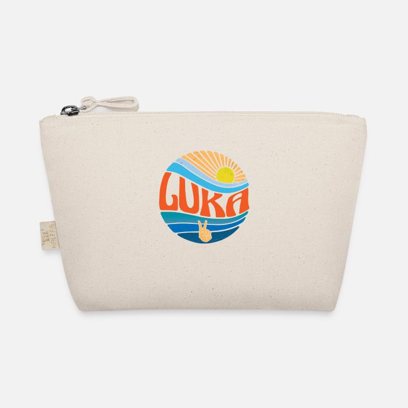Luka Hemd Vintage Sunset Luka Groovy Tie Dye - Bio-Täschchen - Natur