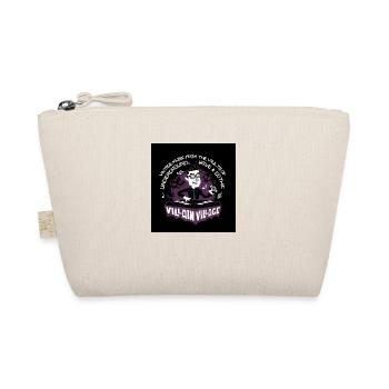 villains village logo Tie - Organic Pouch - nature - Front