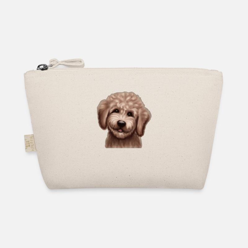 Labradoodle Pudel Vierbeiner Hundefreund - Bio-Täschchen - Natur