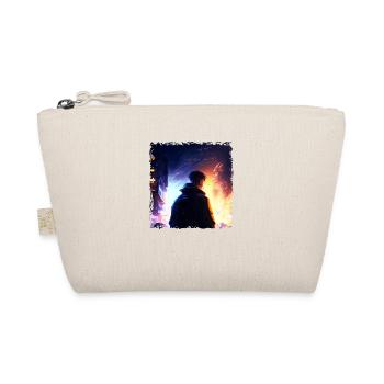 Punk Man in the Battle of the Future in Sci-Fi War - Organic Pouch - nature - Front