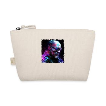Old high-tech cyborg or android in neon light - Organic Pouch - nature - Front