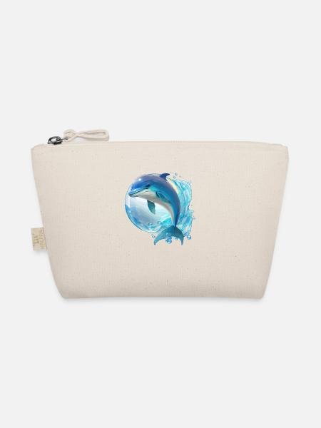 Der Delfin - Bio-Täschchen - Natur