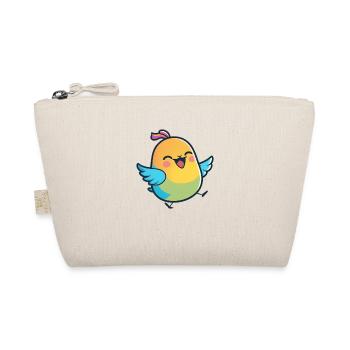 Kawaii Mignon Happy Colorful Bird Dancing - Trousse biologique - nature - Devant