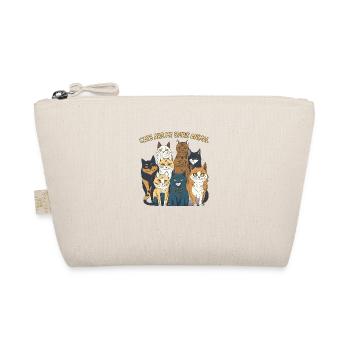 Cats are My Spirit Animal - Organic Pouch - nature - Front