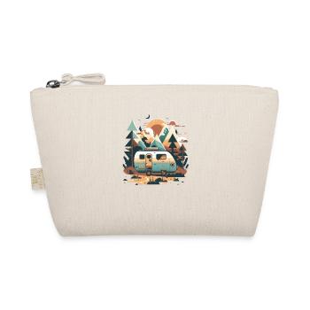 Caravans, campers in the mountains - Organic Pouch - nature - Front