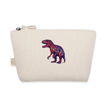 Dinosaurs with bright and bright colors - Organic Pouch - nature - Front