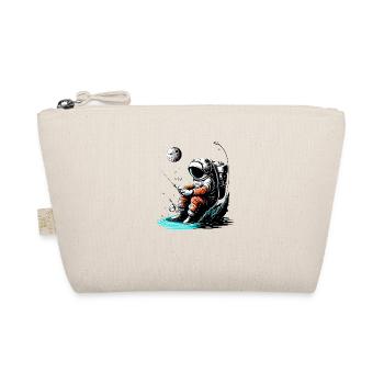 Astronaut fishing - Organic Pouch - nature - Front