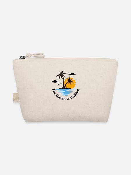 The Beach is calling - Bio-Täschchen - Natur