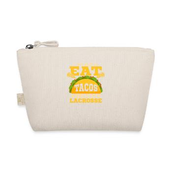 I Just Want To Eat Tacos And Play Lacrosse Goal Te - Organic Pouch - nature - Front