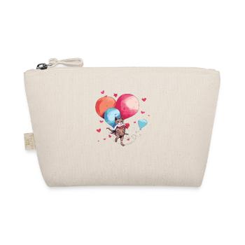 Mina the balloon cat - Organic Pouch - nature - Front