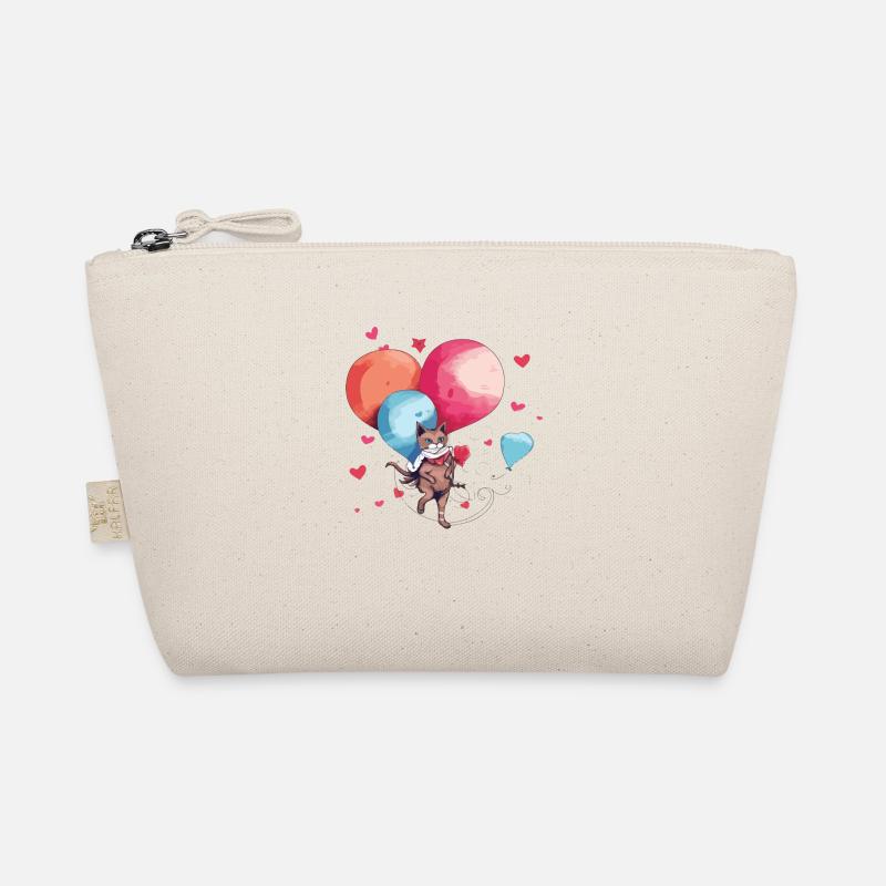 Mina the balloon cat Organic Pouch