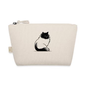 🐾Minimalist Cat Cutie😻💖✨🌸 - Bio-Täschchen - Natur - Vorne