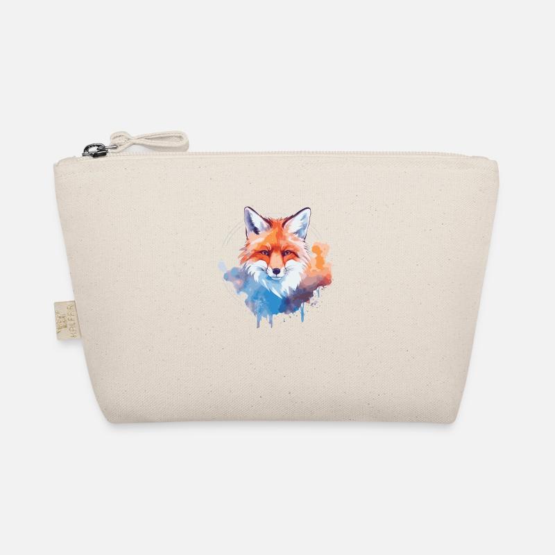 Watercolor Fox, Fox Organic Pouch