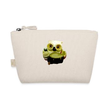 Owl musician - Organic Pouch - nature - Front