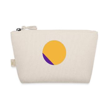 two-color circle - Organic Pouch - nature - Front