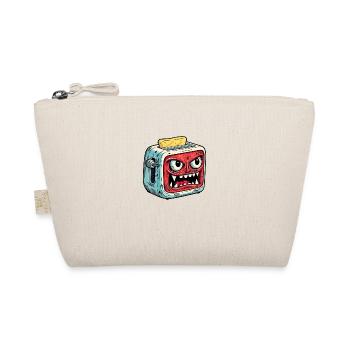 Evil toaster with toast bread - Organic Pouch - nature - Front