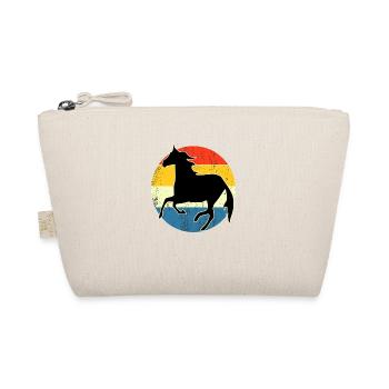Vintage Retro Horse Sunset pour les amateurs de chevaux - Trousse biologique - nature - Devant