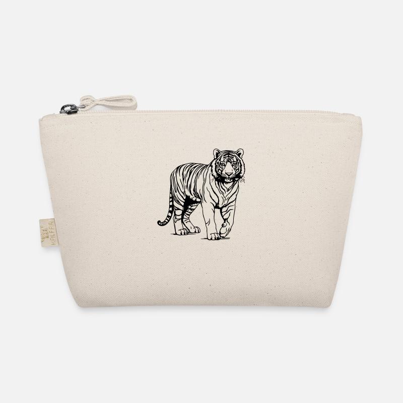 Tiger - Bio-Täschchen - Natur