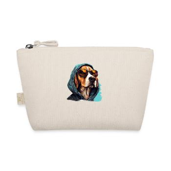 Streetwear Sniffer: Beagle Style | Dog lovers - Organic Pouch - nature - Front