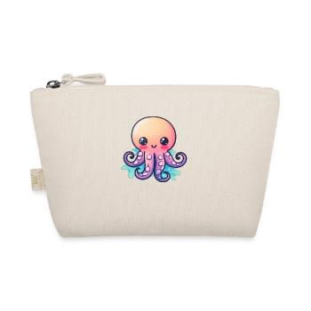 Baby Octopus Kraken - Bio-Täschchen - Natur - Vorne