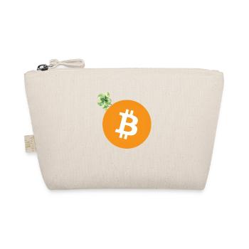 Bitcoin Kleeblatt - Bio-Täschchen - Natur - Vorne