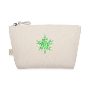 green leaf - Organic Pouch - nature - Front