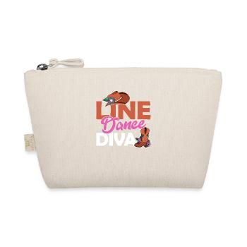 Line Dance Diva Country Music Western - Bio-Täschchen - Natur - Vorne
