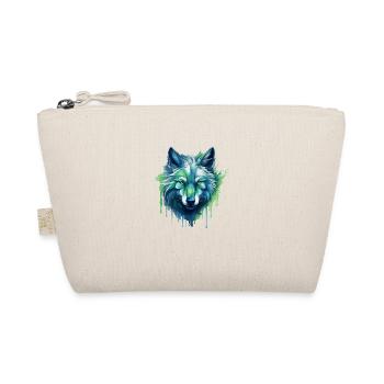 Blue Wolf - Organic Pouch - nature - Front