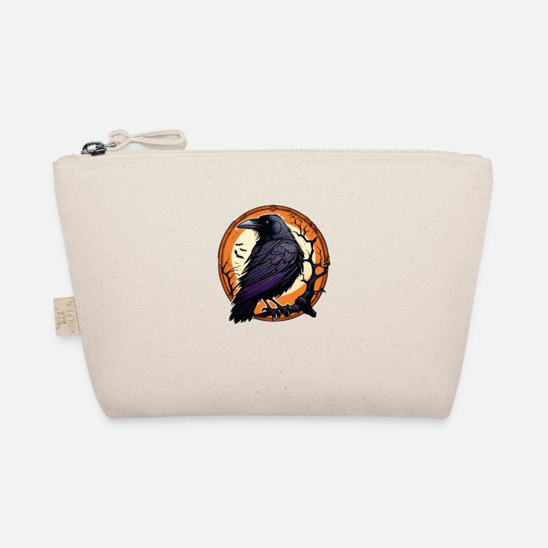 Halloween oder Hard Rock - Raven Bio-Täschchen