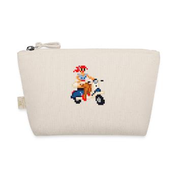 pixel pinup: scooter - Bio-Täschchen - Natur - Vorne