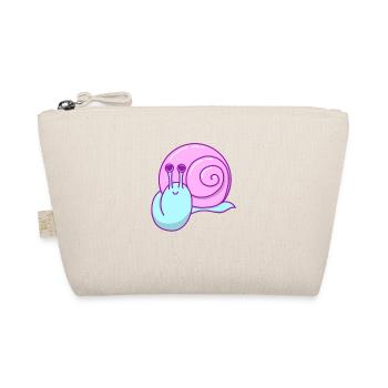 Schnecke - Bio-Täschchen - Natur - Vorne