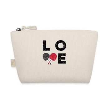 Love Ping-Pong - Organic Pouch - nature - Front