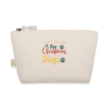 All I Want For Christmas Is More Dogs - Bio-Täschchen - Natur - Vorne