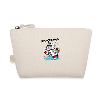 SPACE CAT JAPANISCH - Bio-Täschchen - Natur - Vorne