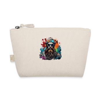 Modern Viking Valhalla Nordmann design - Organic Pouch - nature - Front